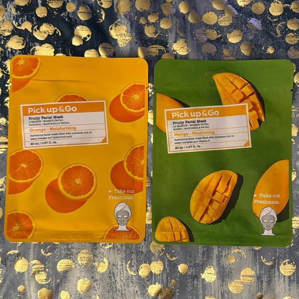 Pick Up & Go Fruity mango and orange Facial Mask NEW 20ML / 0.67 FL OZ